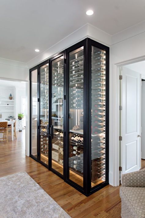 Wine Cellar Wall, Wine Storage Wall, Wine Room Design, Cellar Ideas, Cellar Doors, Wine Cellar Basement, Glass Wine Cellar, Wine Cellar Door, Wine Closet