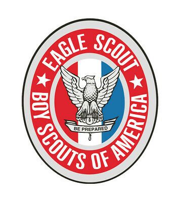 BOY SCOUTS OF AMERICA EAGLE SCOUT VINYL DECAL STICKER BSA NEW 3" Eagle Scout Badge, Boy Scout Cake, Scout Law, Boy Scouts Eagle, School Resume, Boy Scouts Merit Badges, Eagle Scout Ceremony, Eagle Project, Eagle Scouts