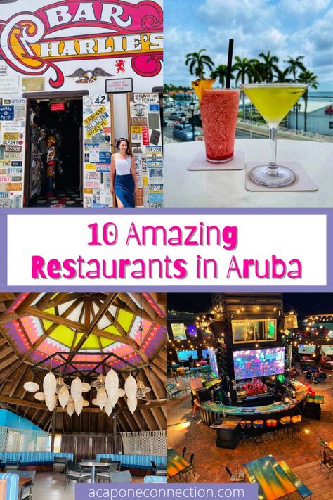 Aruba Food, Aruba Restaurants, Aruba Honeymoon, Breakfast On The Beach, Oranjestad Aruba, Aruba Vacation, Amazing Restaurants, Aruba Travel, Oranjestad