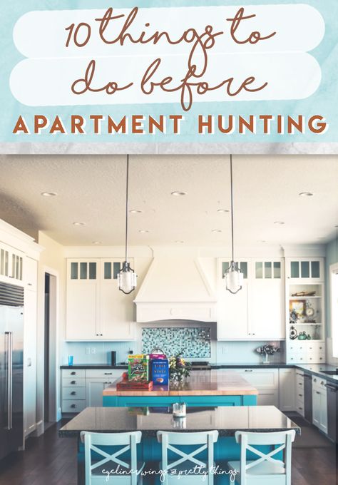 Looking For An Apartment, What To Look For In An Apartment, How To Rent An Apartment, Apartment Hunting Checklist, First Time Moving Out, Hunting Checklist, Apartment Planning, Eyeliner Wings, Apartment Tips