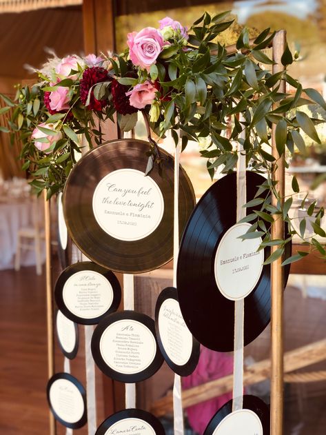 Guest Seating Ideas, Music Note Party, Music Festival Wedding, Music Theme Birthday, Hollywood Glam Wedding, Modern Wedding Reception, Table Setting Decor, Birthday Brunch, Wedding Posters