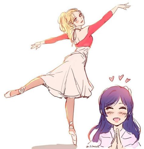 Anime Ballet, Muse Music, Ballet Drawings, Dibujos Anime Chibi, Dancer Pose, Dancing Drawings, Ballet Poses, Ballet Art, Cartoon Girl Drawing