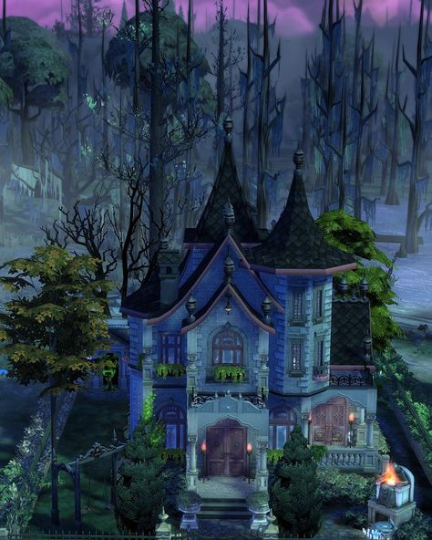 Sul sul simmers- here’s my first #sims4house built with the EP #lifeanddeath and the #basegame : it’s a #funeralhome in the world of #ravenwood It’s my entry to #grundrisschallenge46 hosted by @simfansde and it’s available on the gallery: ID Ibag2 - 20x30 lot in Mourningvale. #nocc #simstagram #sims4 #simtimes_de #sccregram #the_sims_collective @thesims @simscreatorscommunity @the_sims_collective @thesimsblog_everyday Ravenwood Sims 4, Sims4 Builds, Fantasy Houses, Fantasy House, Sims 4 Houses, The Gallery, Sims 4, Building, The World