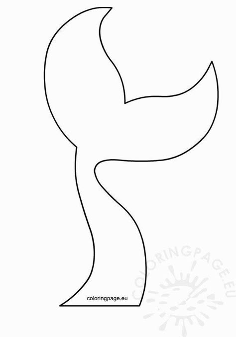 Mermaid Tail Template, Tail Drawing, Mermaid Tail Clipart, Mermaid Theme Birthday Party, Mermaid Tail Drawing, Mermaid Cake Topper, Cute Mermaid Tail, Mermaid Outline, Deco Surf