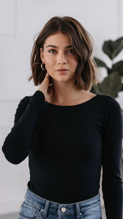 Top 22 Winter Haircuts Ideas 2024-2025: Styles for Short, Medium, Long Hair Soft Waves Medium Hair, Soft Waves For Medium Hair, Cuts For Round Faces, Winter Haircuts, Free Hairstyle, Mom Haircuts, Haircuts Ideas, Hairstyles 2024, Hairstyles For Layered Hair