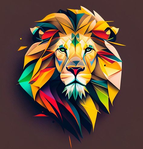 lion drawing, lion paintings, lion wall art print, lions canvas art, lion art, lion art prints, lions art print, lion art print, lions art, lion wall art, lion poster, lion acrylic wall art, lions wall art, lion pop art Leo Lion Painting, Art And Craft Logo Design, Lion Art Painting, Lion Graphic Design, Lion Painting Acrylic, Colorful Lion Art, Colorful Lion Painting, Wall Art Drawing, Drawing Crafts