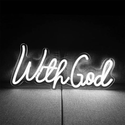 2024 Neon Sign, Christian Neon Signs, Wfh Space, Bedroom Things, Gifts Board, Vision 2024, Bible Verse Signs, Life Vision, Living Room Home Office