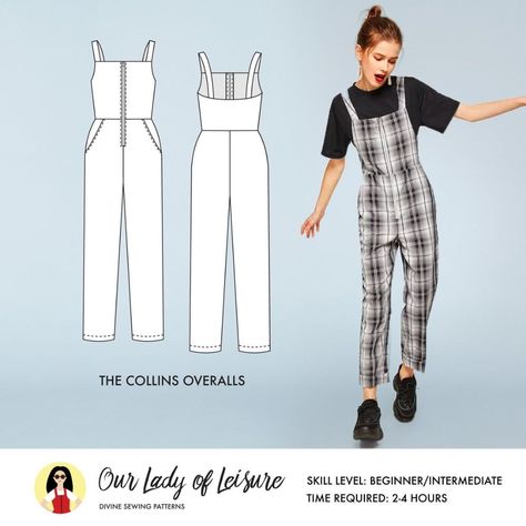 Wide Leg Jumpsuit Pattern, Diy Jumpsuit, Overalls Sewing Pattern, Jumper Sewing Pattern, Jumpsuit Pattern Sewing, Knit Dress Pattern, Sew Ins, Couture Mode, Jumpsuit Pattern