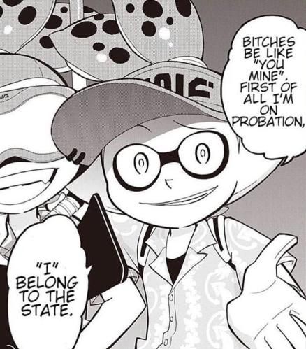 I wish I knew the source for this. Aloha Splatoon Manga, Splatoon Funny, Splatoon Manga, Splatoon Memes, Splatoon Comics, Squid Game, Squid Games, Splatoon, The Source