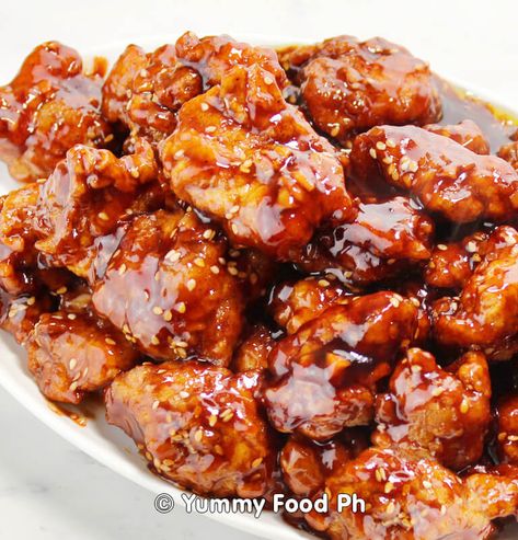 Fried Chicken Bonchon Saucy and Delicious - Yummy Food Ph Bonchon Chicken Recipe, Bonchon Chicken, Cooking Fried Chicken, Chinese Chicken Recipes, Hot Chili Sauce, Chinese Chicken, Marinated Chicken, Stuffed Sweet Peppers, Week Meal Plan