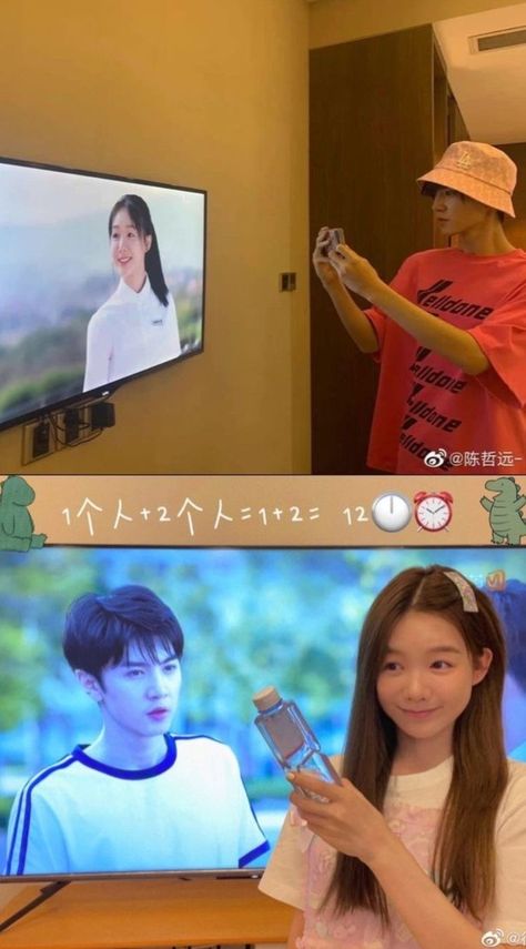 “Our Secret” (2021) Rainbow Xu & Chen Zhe Yuan 💖 as Ding Xian & Zhou Si Yue (Sweet moments 💞) Rainbow Xu, Chen Zhe Yuan, Chinese Tv Shows, Eid Photoshoot Ideas, Korea Language, Korean Drama Series, Drama Ideas, Kdrama Funny, Crush Pics