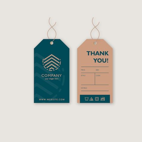 Hangtag design vector | Premium Vector #Freepik #vector Hangtag Design, Hang Tag Design, Branding And Marketing, Design Vector, Premium Vector, Graphic Resources, Branding, Marketing, Quick Saves