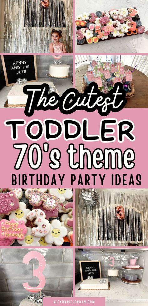 Take a trip back in time with our adorable 70s Theme Toddler Birthday Party Ideas! From psychedelic decorations to disco dance-offs, create a birthday bash your toddler will cherish. Explore the era of peace and love with these fun and groovy party ideas. Groovy Decorations, Toddler Dance Party, Toddler Birthday Party Ideas, 70s Themed Birthday Party, Hippie Birthday Party, Toddler Party Games, 70s Theme, Dance Party Birthday, Disco Birthday Party