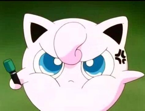 Angry Jigglypuff, Jigglypuff Tattoo, Pokemon Jigglypuff, Graphic Poster, I Tattoo, Sonic The Hedgehog, Pikachu, Pokemon, Gif