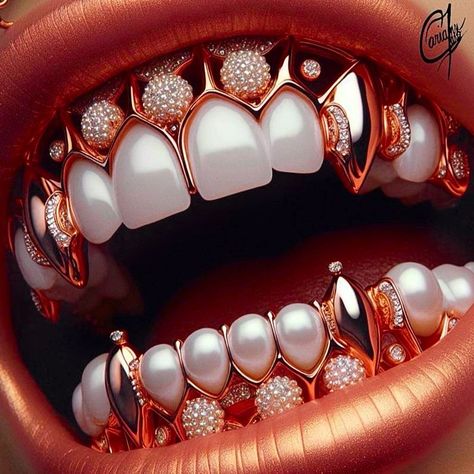 Diamond Fangs Grills, Vampire Grillz, Stitch Toothless, Fang Grillz, Characters From Movies, Pop Art Lips, Lips Art Print, Grillz Teeth, Diamond Teeth