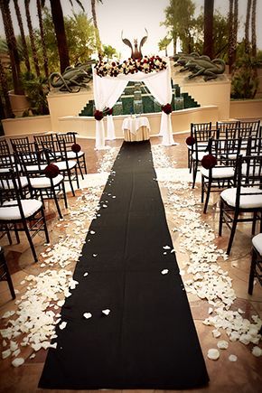 Black Carpet Wedding Aisle, Red And Black Wedding Ceremony, Black And White Wedding Aisle, Black Wedding Aisle, Black Wedding Aisle Runner, Black Carpet Event, Black Wedding Ceremony, Black Aisle Runner, Black And White Wedding Ceremony