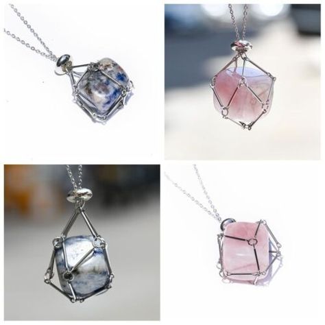 https://www.thebeautyreel.com/ Find many great new & used options and get the best deals for Silver Color Crystal Net Metal Necklace Stone Holder Necklace Women Men at the best online prices at eBay! Free delivery for many products! Stone Holder Necklace, Cage Necklace, Caged Necklace, Crystal Holder, Copper Crystal, Necklace Stone, Metal Necklace, Costume Jewelry Necklaces, Necklace Women