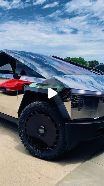 TeslaPro on Instagram: "The machine polished Cybertruck is literally invisible with those new wheels🔥😳. Wouldn’t be suprised if we start seeing more of these! I find it looks amazing, how do you guys like it?

Follow us for more exclusive content @teslapro
🎥: @gp_customs 

#tesla #teslapro #cybertruck #machinepolished #chrome #pickup #truck #electric #ev #cars #car #carsofinstagram" The Machine, Pickup Truck, Atlanta Ga, Find It, Tesla, Follow Us, Atlanta, Trucks, Cars