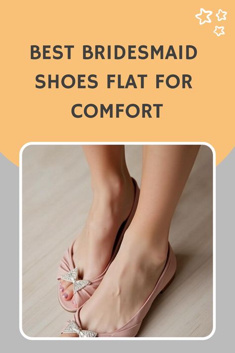 Best Bridesmaid Shoes Flat for Comfort Comfortable Bridesmaid Shoes, Gold Bridesmaid Shoes, Bridesmaid Shoes Flat, Bridesmaid Flats, Real Bridesmaids, Bridal Party Shoes, Trendy Bridesmaids, Bridesmaid Bouquet White, Bridal Tips