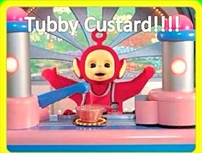 Teletubby custard! :) Tubby Toast, Tubby Custard, Old Kids Shows, Movie Cakes, Pink Food Coloring, 90s Cartoons, Pbs Kids, 90s Baby, Old Tv Shows