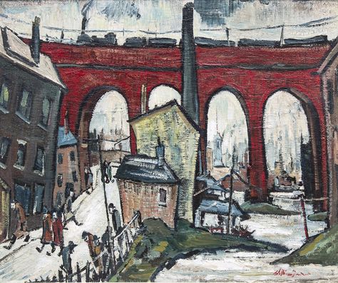 L S Lowry, Industrial Artwork, British Artists, Clark Art, Royal Society, William Turner, British Art, British Artist, Brooklyn Bridge