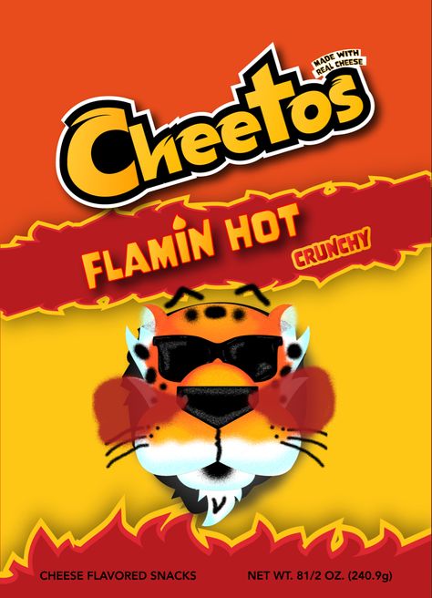 Cheetos Logo, Cheetos Flamin Hot, Flamin Hot Cheetos, Cheetah Logo, Squishy Food, Hot Chips, Cheetos Crunchy, Hot Chip, Artistic Wallpaper