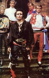 Adam and The Ants - Pirate style by Vivienne Westwood - circa 1980 Ant Music, Blitz Kids, Female Pirate Costume, Adam Ant, Pirate Fashion, 80s Music, New Romantics, 1980s Fashion, Pirate Costume