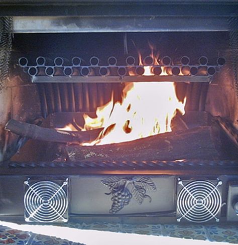 Lower Home Heating Costs - Fireplace Blower Benefits Fireplace Fan Blower, Fireplace Hacks, Fireplace Blower Insert, Backyard Slide, Fireplace Blower, Diy Wood Stove, Propane Fireplace, Fireplace Heat, Wooden Fireplace