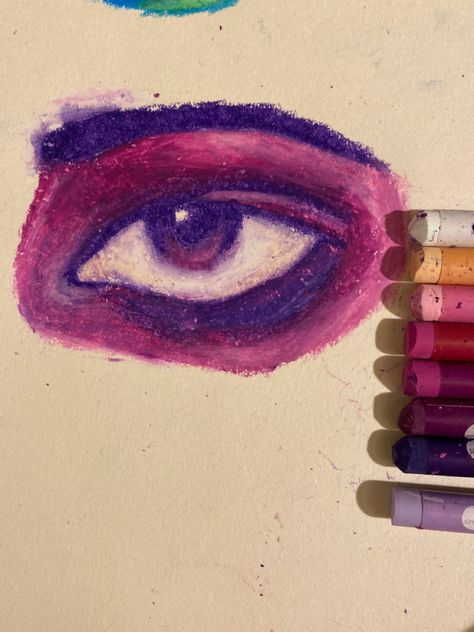 Eye drawing
Oil pastel
Oil pastel drawing Painting With Wax Crayons, Oil Pastel Eye Drawing, Purple Eyes Drawing, Purple Sketch, Oil Pastel Crayons, Oil Pastels Painting, Crayon Drawings, Art Photography Portrait, Oil Pastel Art