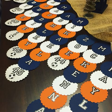 Locker tags soccer Sports Locker Decorations, Volleyball Locker Signs, Cheer Locker Decorations, Name Tags Ideas, Basketball Locker Decorations, Locker Name Tags, Volleyball Locker Decorations, Name Tag Ideas, Athletic Locker