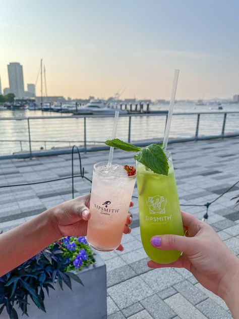 Outdoor Pop-up Sipsmith Gin Cocktail Bar at Woods Hill Pier 4 [07/27/23] Sipsmith Gin, Lemon Drizzle, Boston Harbor, Gin Cocktail, Event Website, Beautiful Patios, Gin Cocktails, Cocktail Bar, In Boston