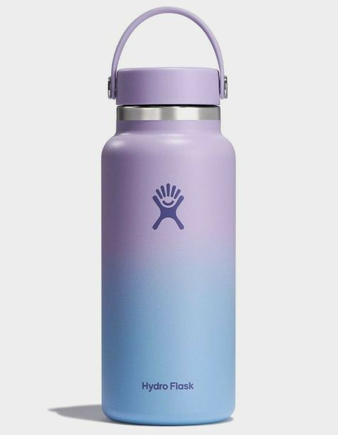 Aesthetic Hydroflask, Trendy Water Bottles, Water Bottle Gift, Wide Mouth Water Bottle, Colors Of Nature, Purple Pastel, Ombre Gradient, Best Water Bottle, Places On Earth