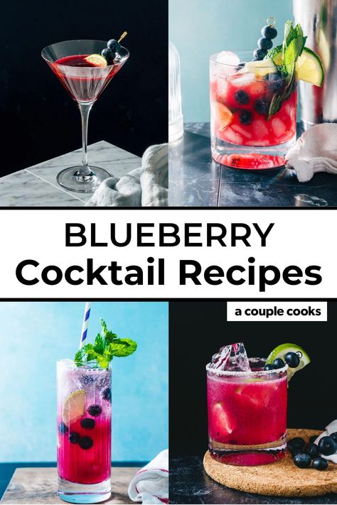 Here are the top must-make blueberry cocktails for the summer! These drink recipes will impress everyone with there refreshing flavor. Pescatarian Recipes Dinner, Blueberry Cocktails, Recipes Pescatarian, Blueberry Margarita, Blueberry Cocktail, Vodka Sour, Recipes Mediterranean Diet, Blueberry Vodka, Healthy Recipes Vegetarian