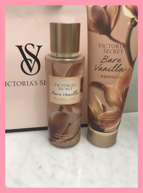 Vanilla Perfume Victoria Secret, Cashmere Perfume, Victoria's Secret Bare Vanilla, Cashmere Set, Victoria Secret Vanilla, Vanilla Cashmere, Bare Vanilla, Victoria's Secret Perfume, Scented Body Lotion