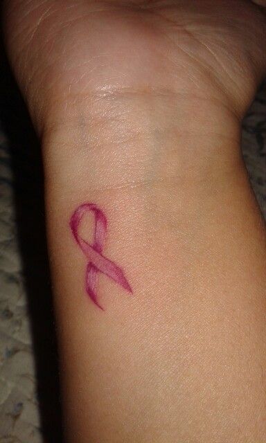 Ribbon And Semi Colon Tattoo, Watercolor Ribbon Tattoo, Pink Ribbon Tattoos Mom, Small Pink Ribbon Tattoo, Ribbon Neck Tattoo, Orange Ribbon Tattoo, Pink Ribbon Tattoos, Survivor Tattoo, Mastectomy Tattoo