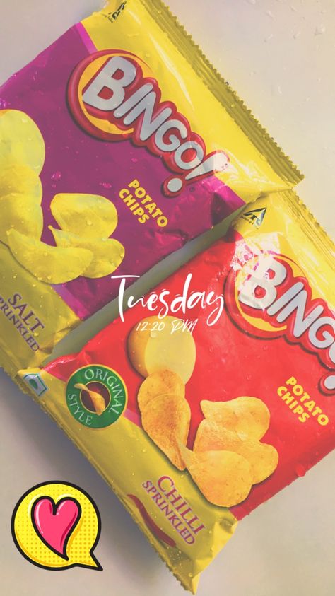 Chips Snapchat, Bingo Snacks, Spicy Chips, Bingo Chips, Best Snapchat, Chip Bag, Bingo, Snack Recipes, Snapchat