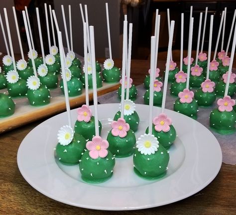 Cactus Party Food Ideas, Taco Themed Cake Pops, Llama Cake Pops, Taco Bout A Baby Shower Ideas Girl, Mexican Themed Desserts Sweet Treats, Taco Bout A Bridal Shower Ideas, Taco Baby Gender Reveal, Llama Themed Baby Shower Ideas, Taco About A Baby Cake