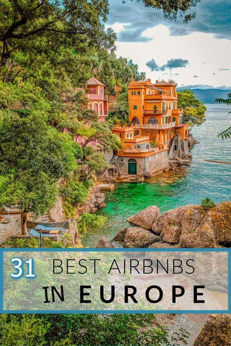 Looking for a unique European vacation rental? Fall in love with these beautiful and romantic Airbnbs in Europe. They range from luxurious mountaintop cabins and treehouses to waterfront villas. There are so many amazing European Airbnbs to choose from on a city break and nature getaway. To help inspire your next European vacation, here are the 31 best Airbnbs in Europe for large groups of family or friends. #Europe #EuropeTravel #Airbnb #AirbnbsEurope #EuropeanAirbnbs Tropical European Destinations, Romantic European Vacation, Family European Vacation, Best European Vacations, Villas Luxury, Best Airbnb, Best Vacation Spots, Unique Travel, Relaxing Vacations