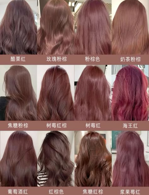 Brown Hair With Slight Red Tint, Office Appropriate Hair Color, Cool Tone Red Hair Color, Red Asian Hair, Hair Colors For Warm Skin Tones, Hair Colour For Brown Skin Tone, Hair Colors For Cool Skin Tones, Cool Tone Red Hair, Warm Tone Hair Color