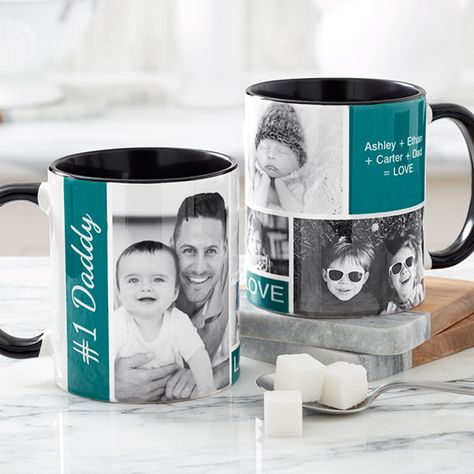 Photo On Cup Mugs, Sublimation Mugs With Photos, Love Photo Collage, Personalized Photo Mugs, Friends Merchandise, Picture Mugs, Custom Photo Mugs, Walgreens Photo, Photo Pillows