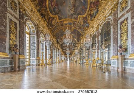 VERSAILLES, FRANCE - APRIL 18, 2015 : The hall of mirrors (Galerie des glasses) in the central wing of Palace of Versailles, the residence of the sun king Louis XIV. - stock photo Kate Hall, Sun King, Versailles France, Hall Of Mirrors, Seamless Backdrop, Palace Of Versailles, Fabric Backdrop, Custom Backdrop, Louis Xiv