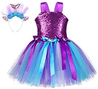 Cartoon Photography, Purple Sequin Top, Mermaid Tutu, Mermaid Headband, Tulle Material, Mermaid Outfit, Neon Outfits, Tutu Costumes, Tutu Outfits