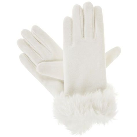 Totes Isotoner Ivory Womens Stretch Fleece With Faux Fur Cuff Gloves (49 BRL) ❤ liked on Polyvore featuring accessories, gloves, ivory, ivory gloves, synthetic gloves, stretch gloves, fleece gloves and leopard gloves White Winter Gloves, Snow Bunny Outfit, Ivory Gloves, Printed Gloves, Fur Gloves, Fleece Gloves, Cold Weather Gloves, Winter Gloves, Outfit Maker