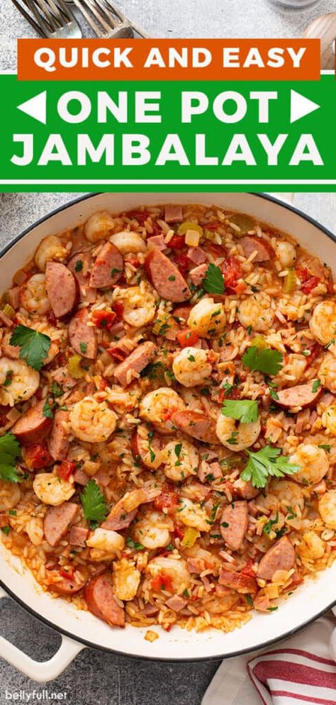 Quick Jambalaya Recipe One Pot, Jambalaya Recipe Sausage And Shrimp, Pork And Sausage Jambalaya, Easy Jambalaya Recipes, Seafood Jumbolia, Easy Jumbolia Recipes Crockpot, Quick And Easy Jambalaya Recipe, Jumbolia Recipes Easy, Quick And Easy Dinner Recipes Healthy One Pot Meals