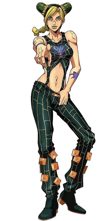 Jojo Poses Reference, Jjba Drawings, Jjba Poses, Jolyne Cosplay, Jojo Drawing, Jojo Poses, Jojo's Bizarre Adventure Characters, Jolyne Kujo, Jojo Pose