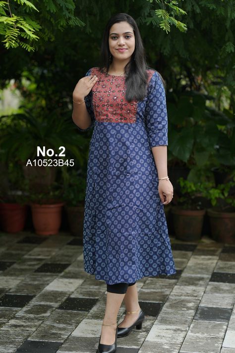 For booking WhatsApp 8078905887 Churidar Design, Long Kurta Designs, Feeding Dresses, Cotton Dress Pattern, Churidar Neck, Kurtis Design, Stylish Kurtis, Short Kurtis, Simple Kurti