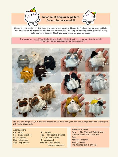 Pdf Crochet Pattern Free, Scribd Crochet Pattern, Crochet Free Patterns Amigurumi, Crochet Cat Free Pattern, Cat Crochet Pattern Free, Cat Amigurumi Free Pattern, Crochet Patterns Free Amigurumi, Cat Crochet Pattern, Cat Dolls