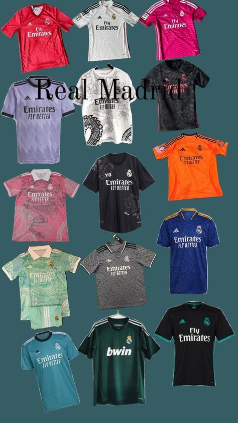 Real Madrid Jersey, Madrid Jersey, Real Madrid Shirt, Bratz Inspired Outfits, Football Tops, Football Shirts, Real Madrid, Aesthetic Clothes, Madrid