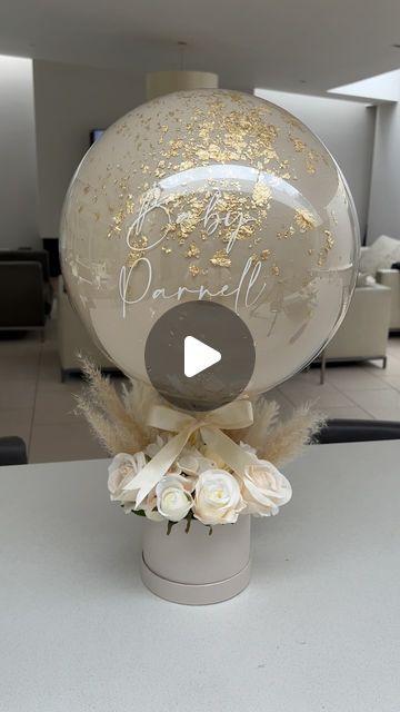 Manchester Events on Instagram: "Baby floral hat box 🤍👶 

Another little reel of me making one of my most popular products 🤍 love making these and so perfect for everyyyyy occasion!! 🥰 

All bookings are taken by direct message 📩 

#balloons #balloon #manchester" Floral Hat, Instagram Baby, Popular Products, Hat Box, Center Pieces, Manchester, Most Popular, Balloons, Hats