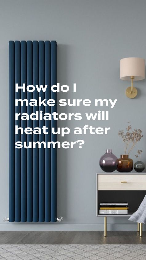 To give your radiators the best chance of heating up properly after summer, the key is to be active in turning on your central heating for a few minutes every few days, even in warm conditions. This will ensure the hydraulic components of your radiators and alternate heating devices are getting a workout, so to speak. Tap for more info. Cosy Spaces, Designer Radiator, Be Active, Beautiful Living Rooms, Central Heating, A Workout, To Speak, Make Sure, Room Ideas